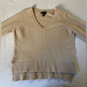 J Crew tan sweater